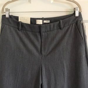 Wide leg, High Rise grey pants